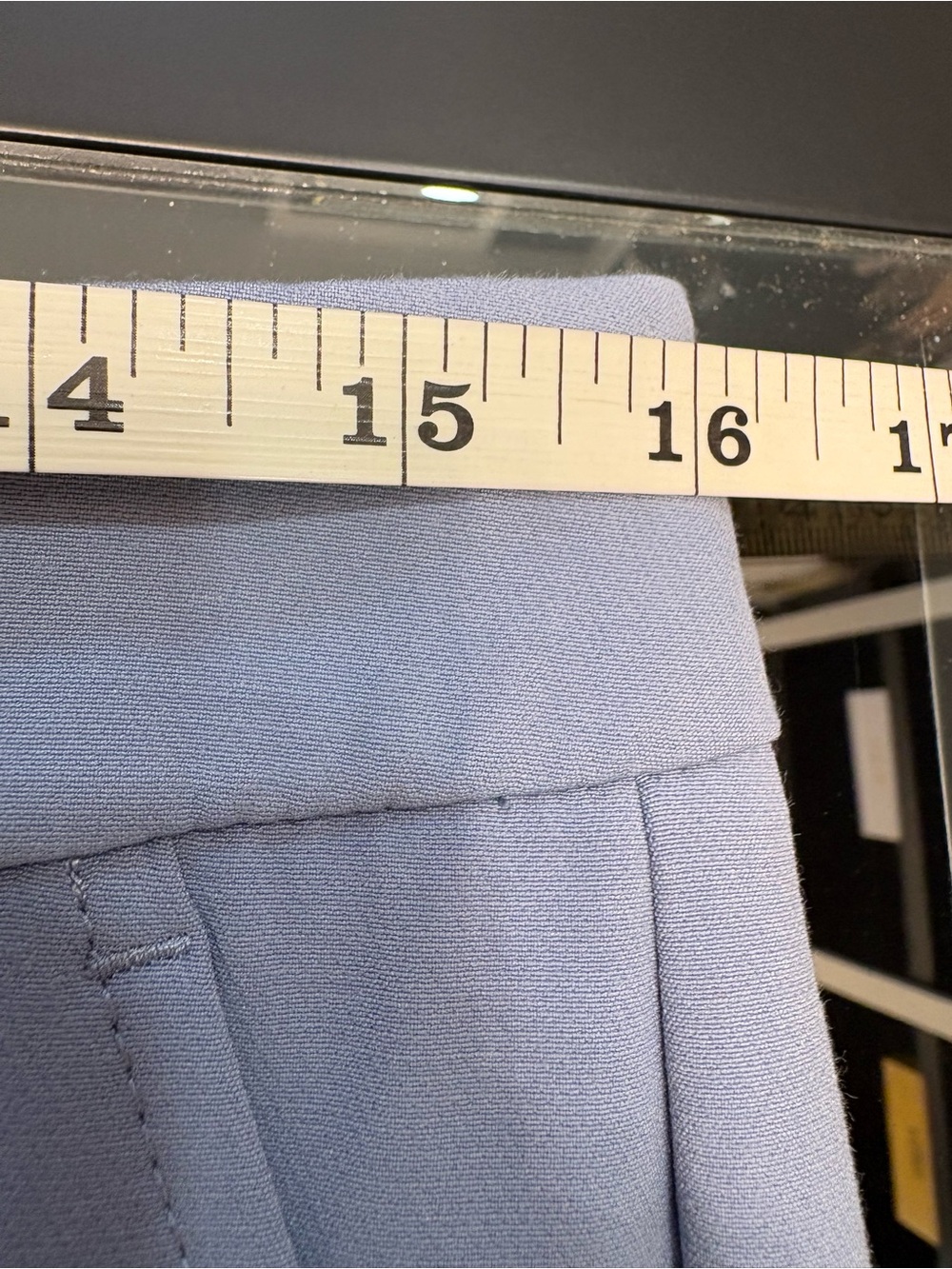 White House Black Market Light Blue Slim Ankle Pants - Picture 8 of 10